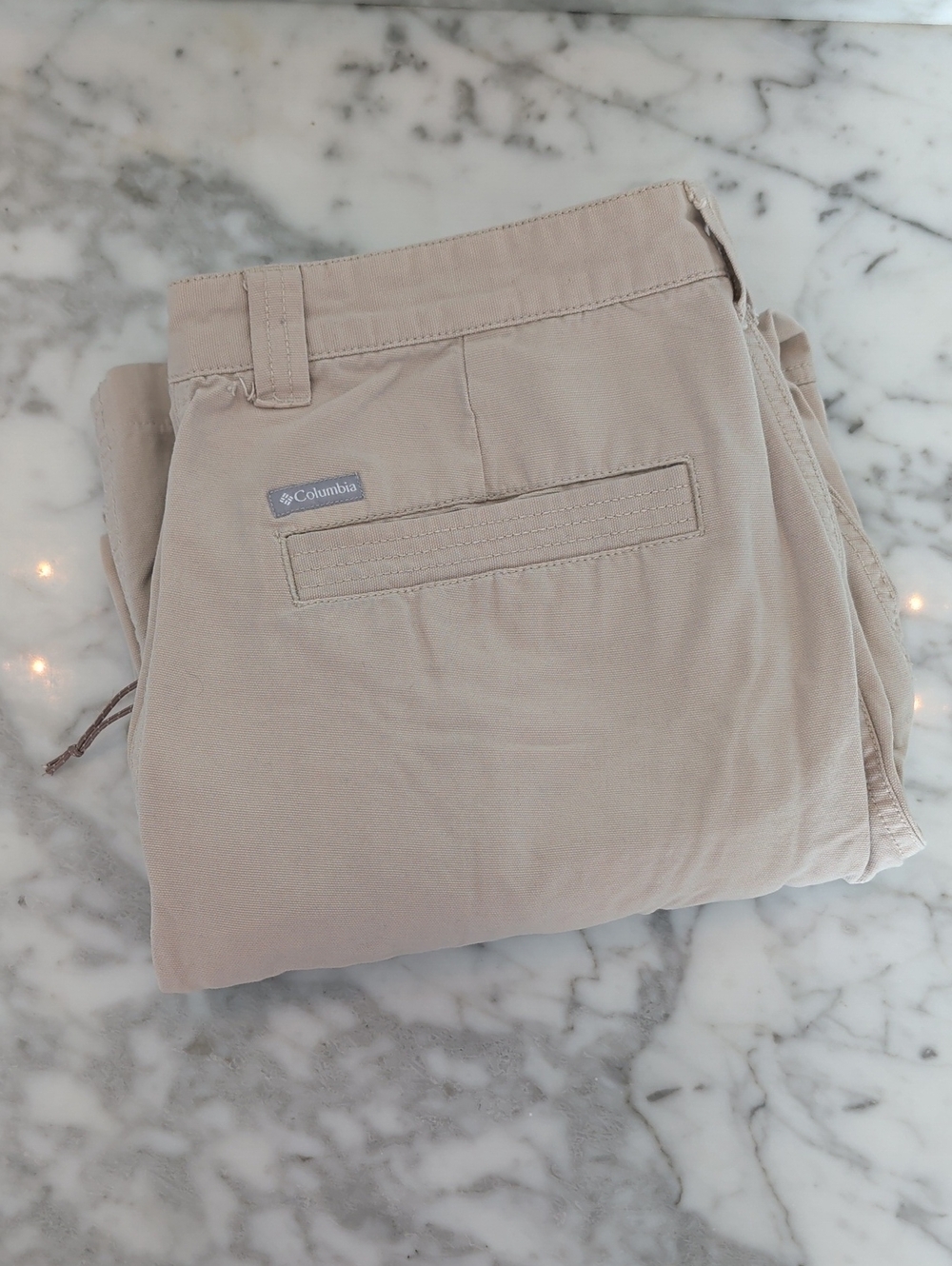 Colombia Khaki Hiking Pants Size 34x28